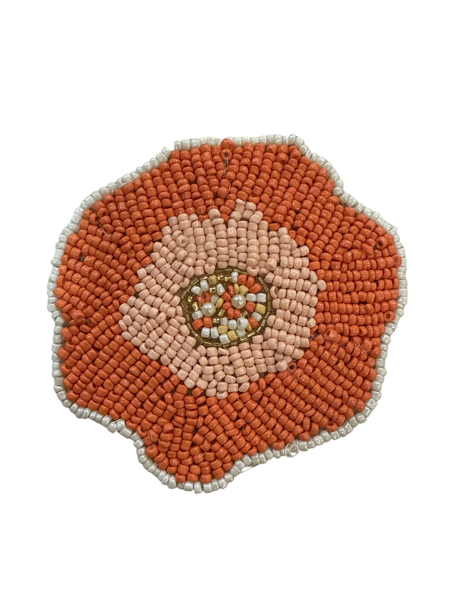 Flora Beaded Coaster S/4