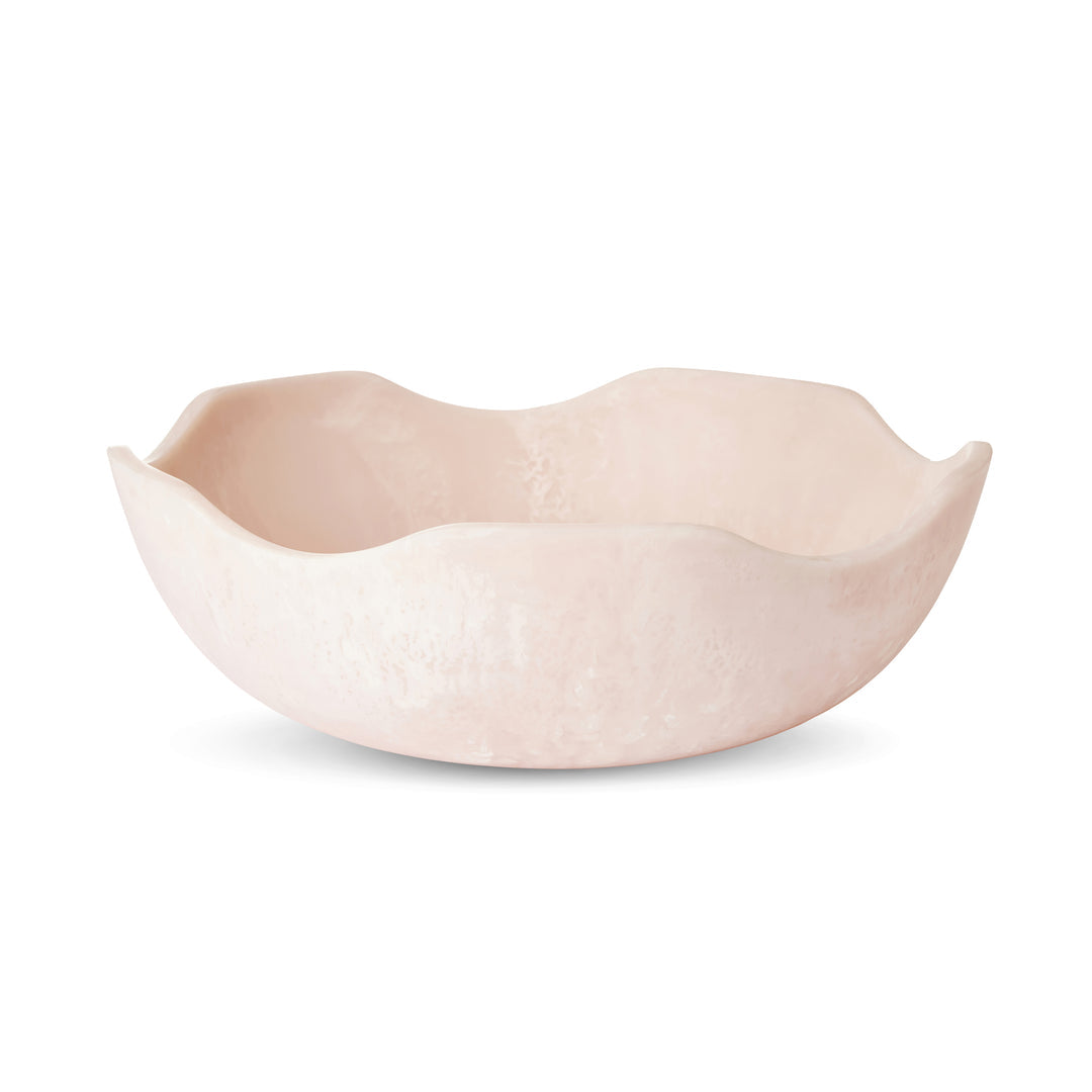 Aries Pink Wavy Salad Bowl - Madras Link