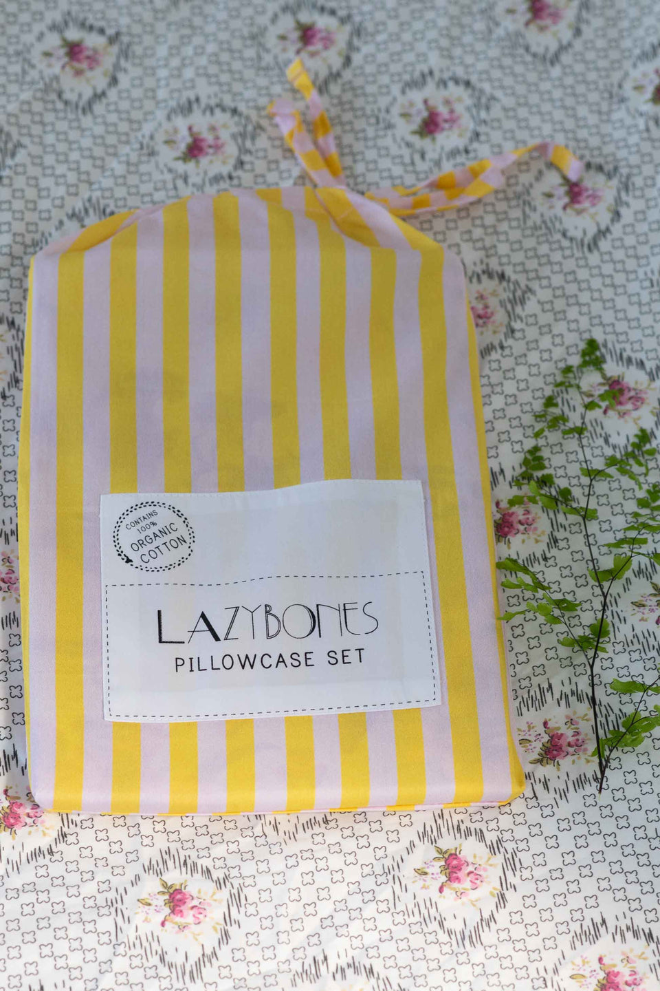 Busy Garden Pillowcase Set - Lazybones