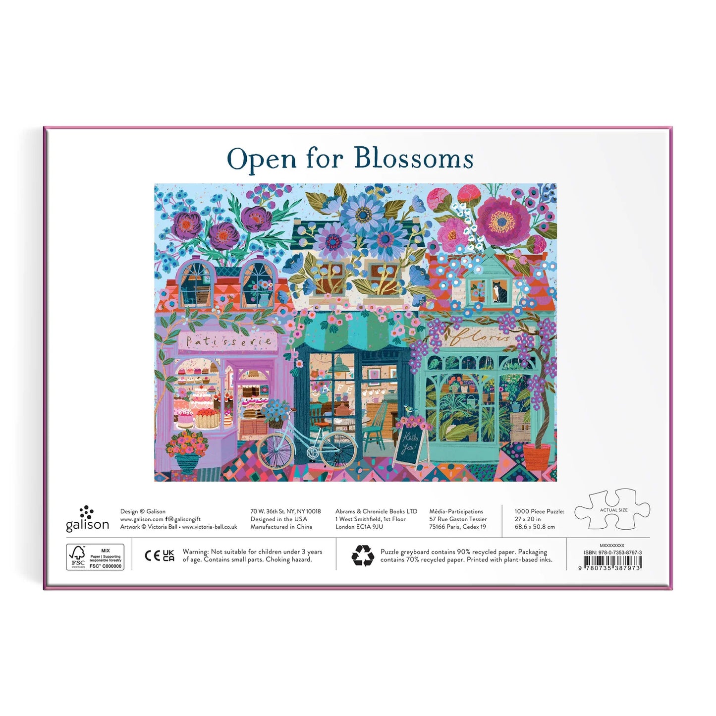 Victoria Ball Open For Blossoms Puzzle