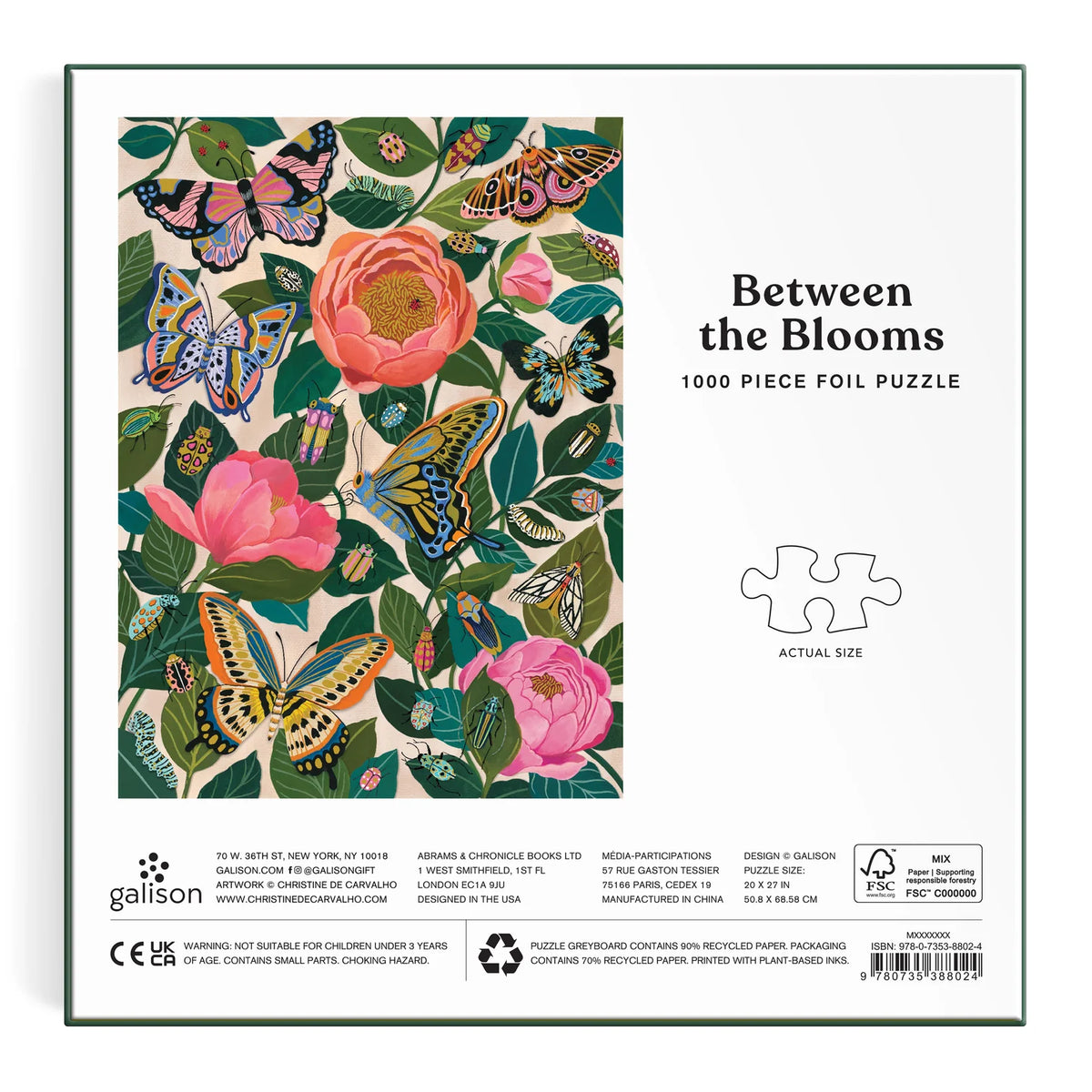 Between the Blooms Foil Puzzle