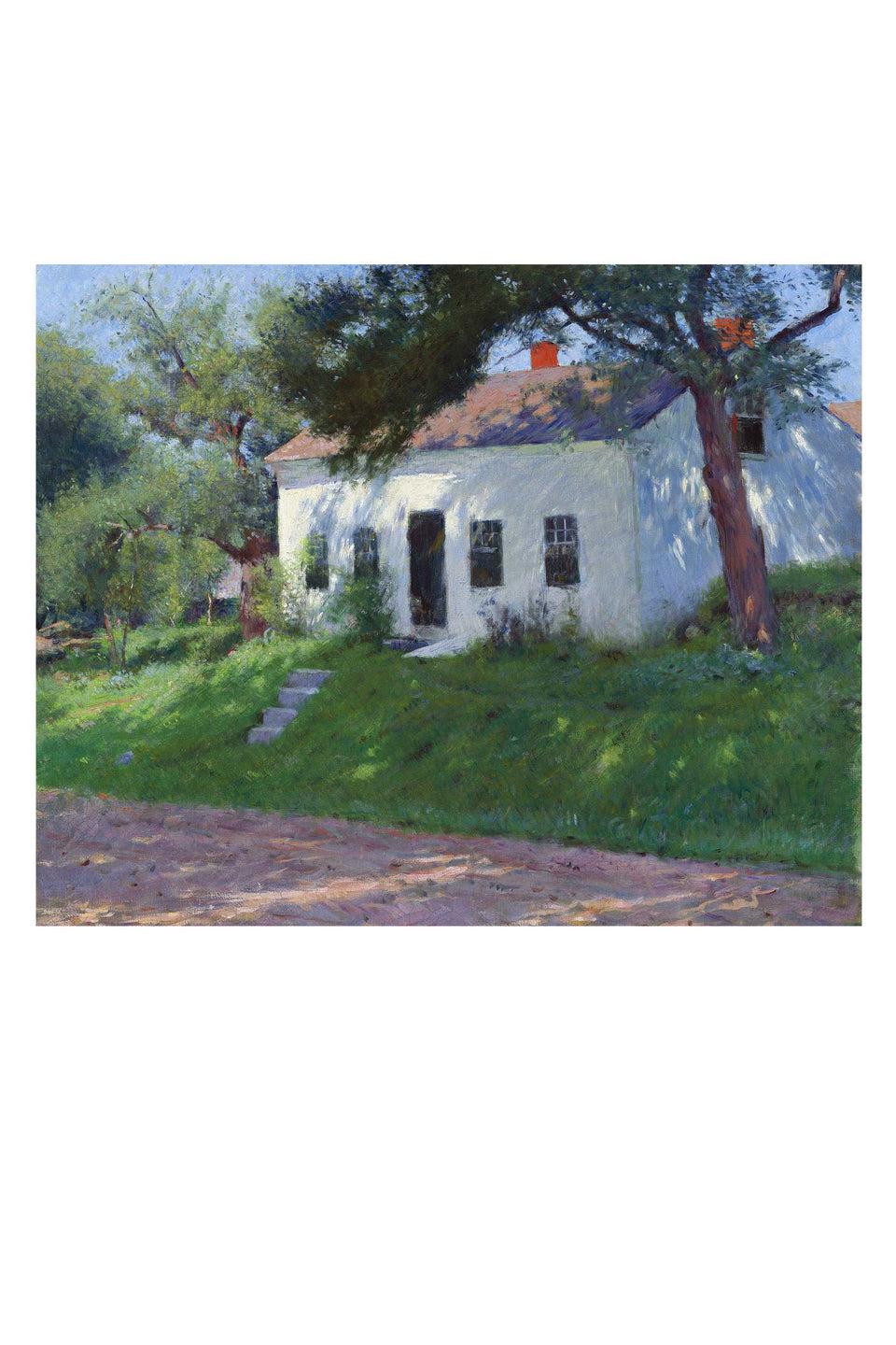 Roadside Cottage Art Print - Lazybones