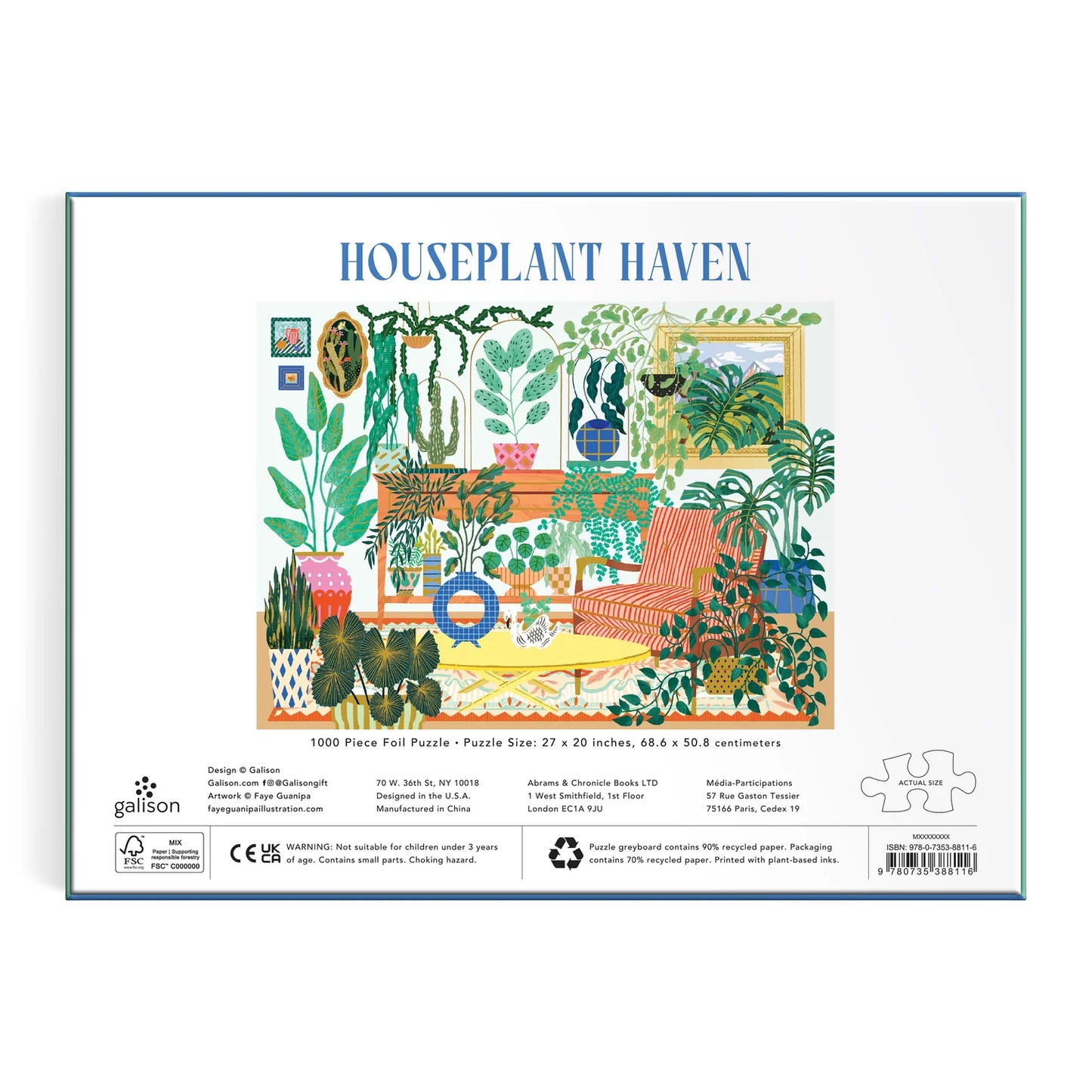 Houseplant Haven Foil Puzzle