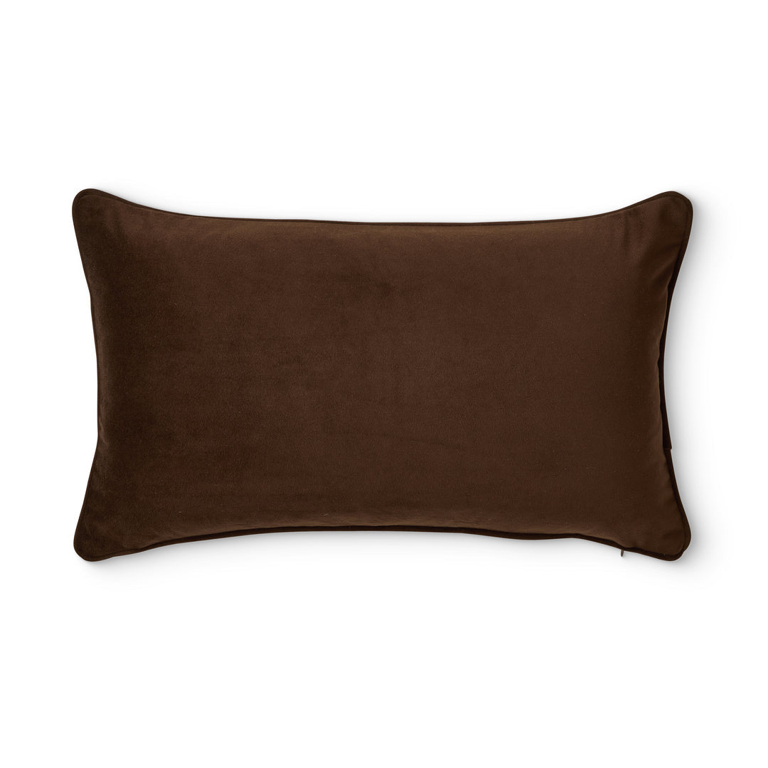 Mira Velvet Chocolate Cushion