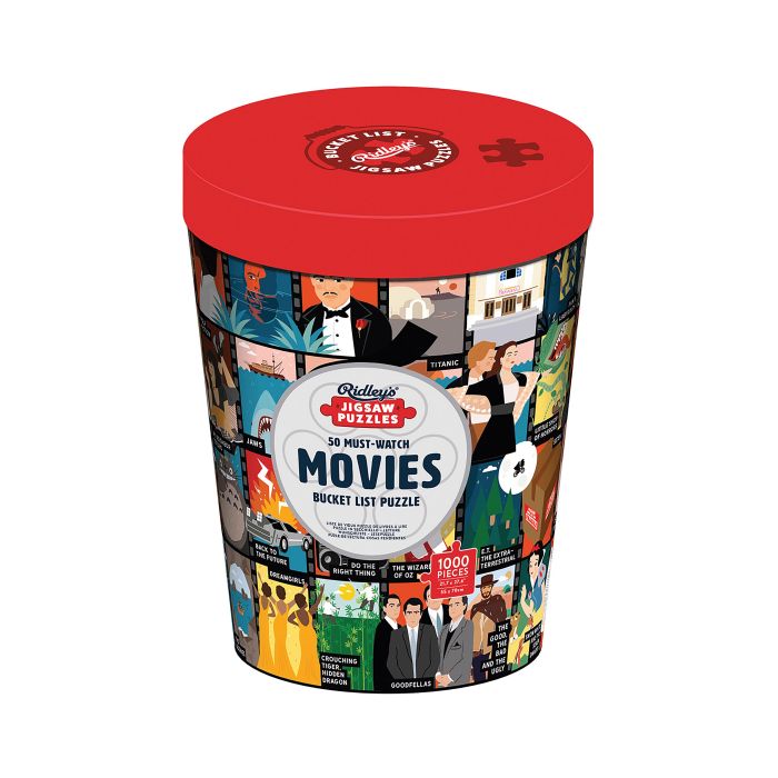 Bucket List Puzzle: 50 Must-Watch Movies- Ridleys