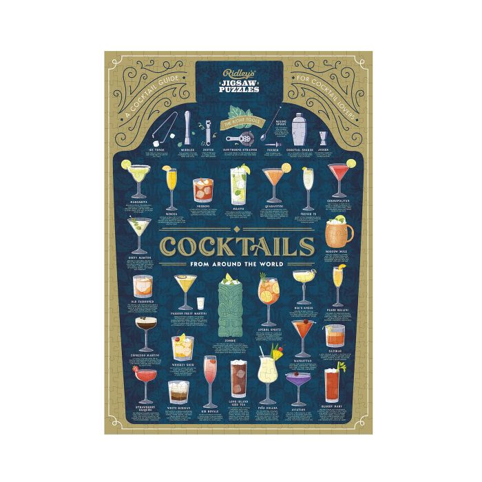 Cocktail Lover’s 500 Piece Puzzle- Ridley’s