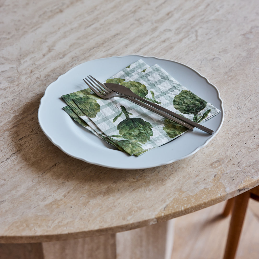 Artichoke Paper Napkin Set 20Pc