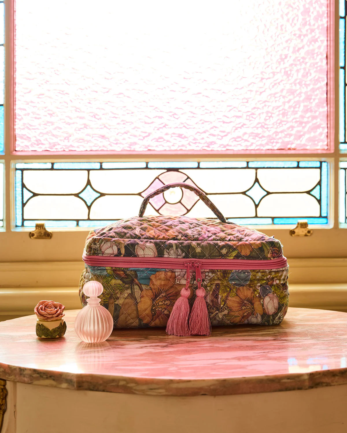 Fairyland Fairy Garden Quilted Toiletry Case