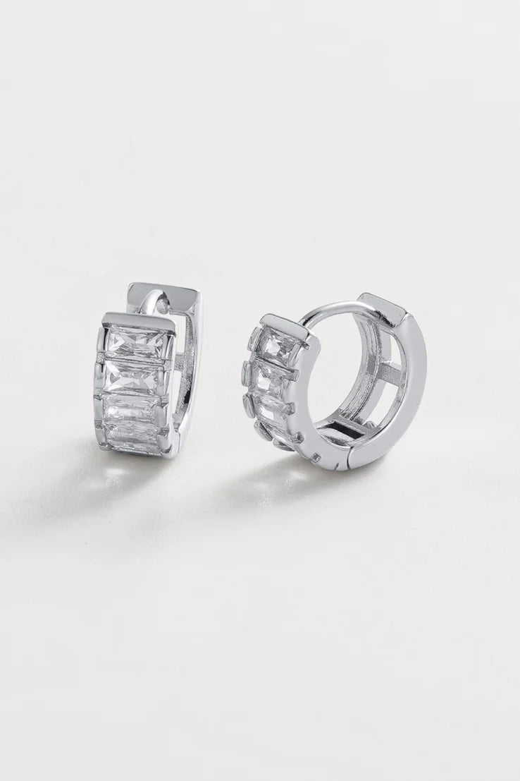 Kira Huggie Clear/Silver