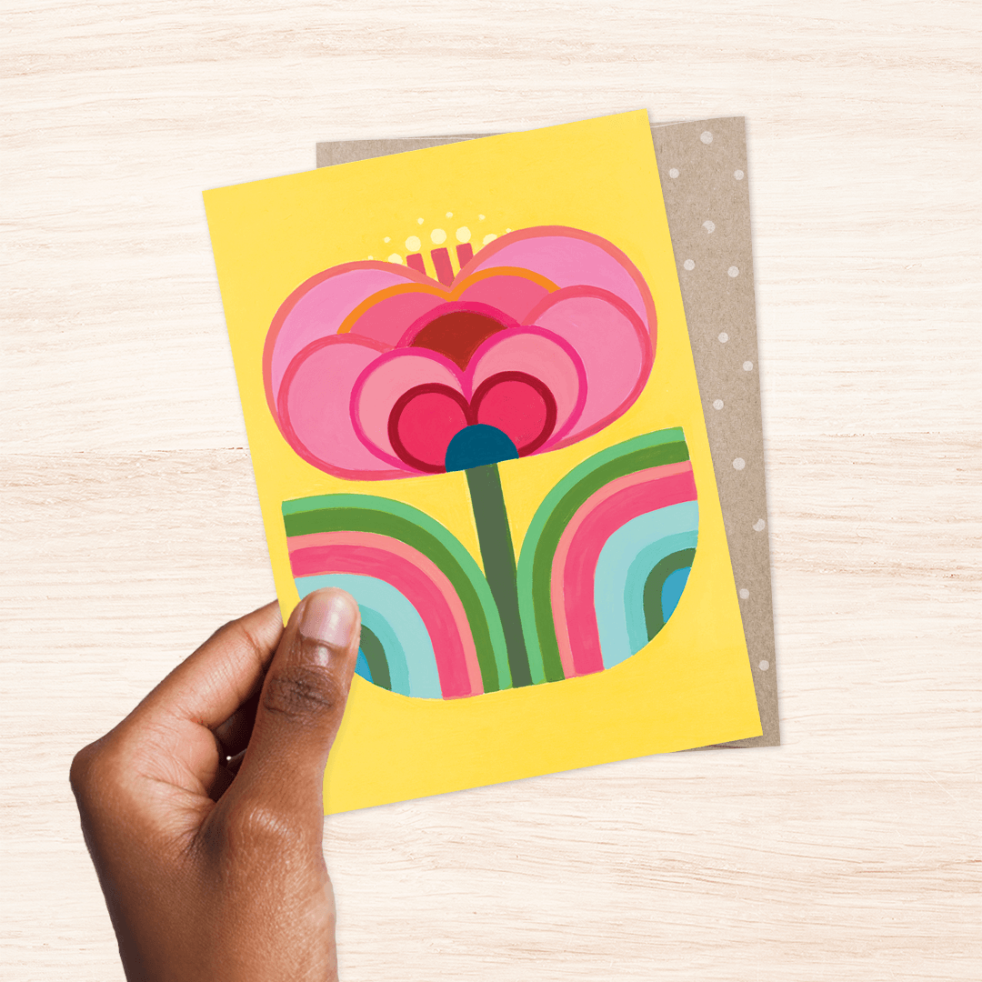 Flower In Sunshine Card