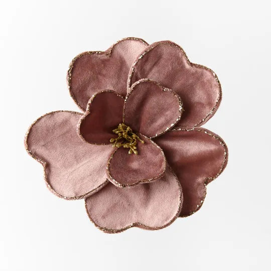 Clip Magnolia Mauve Velvet
