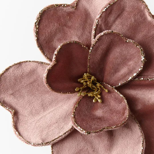 Clip Magnolia Mauve Velvet