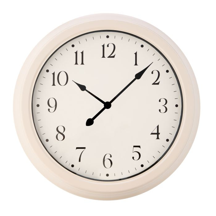 Marlow Iron Clock Cream
