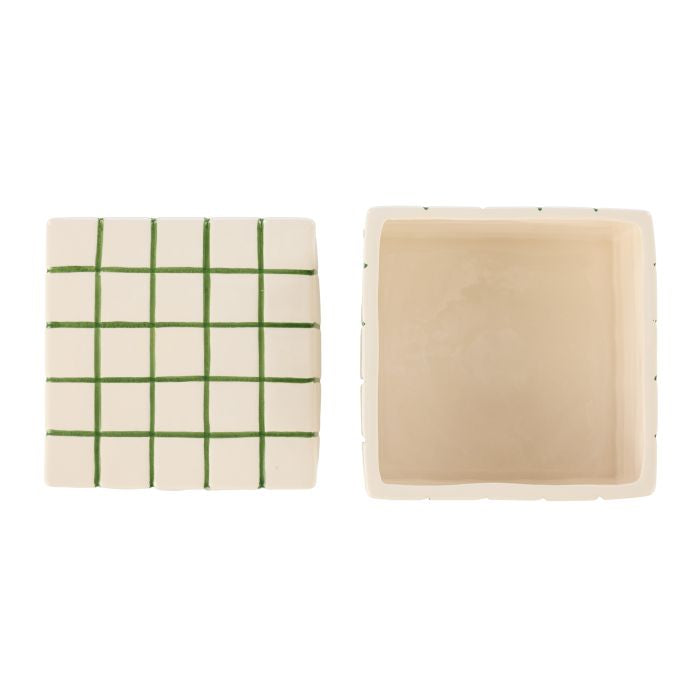 Lulu Check Box Green