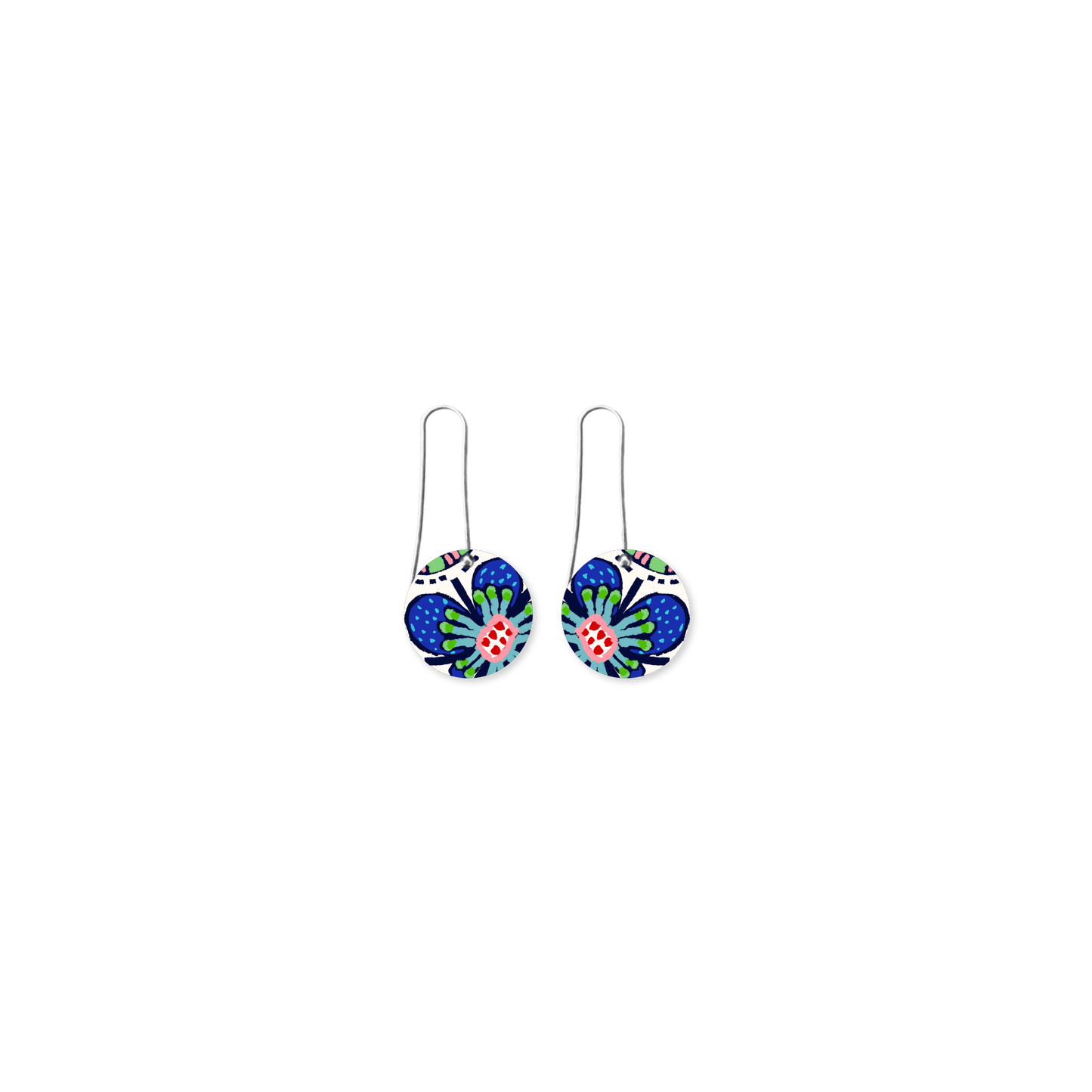 Miss Moresby Ballyhoo Circle Drop Earrings- Moe Moe