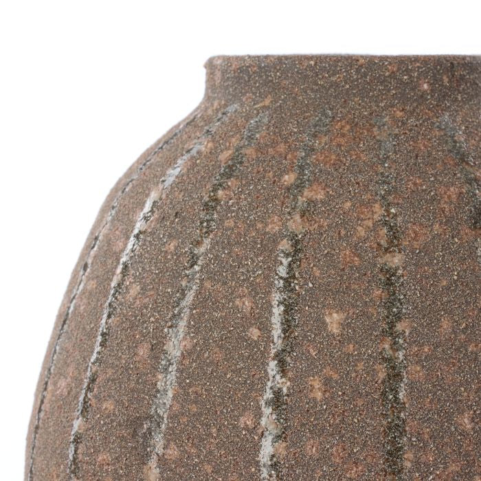 Henry Small Dark Grey/Brown Vase