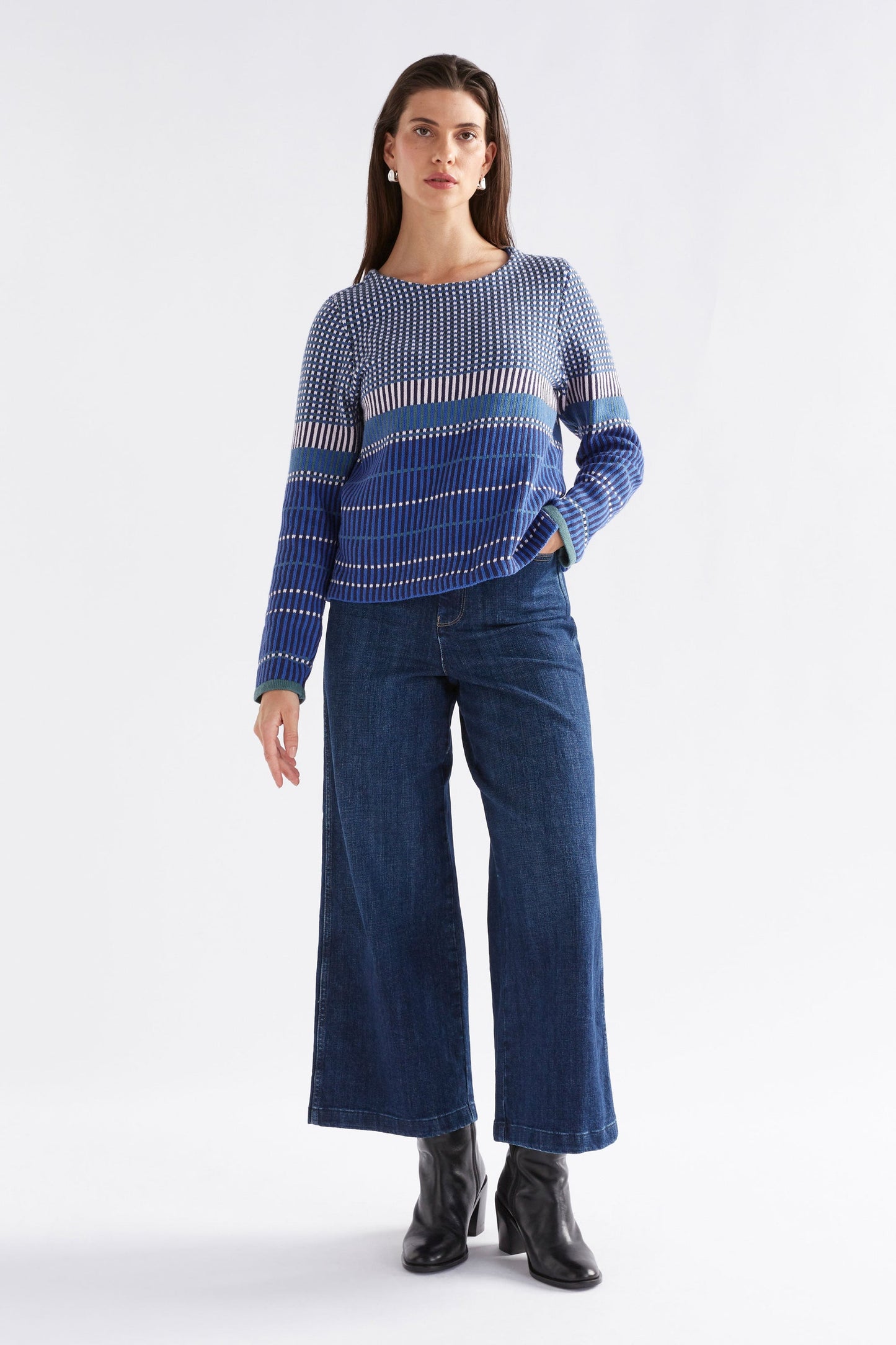 Cila Organic Knit Jumper - Elk The Label