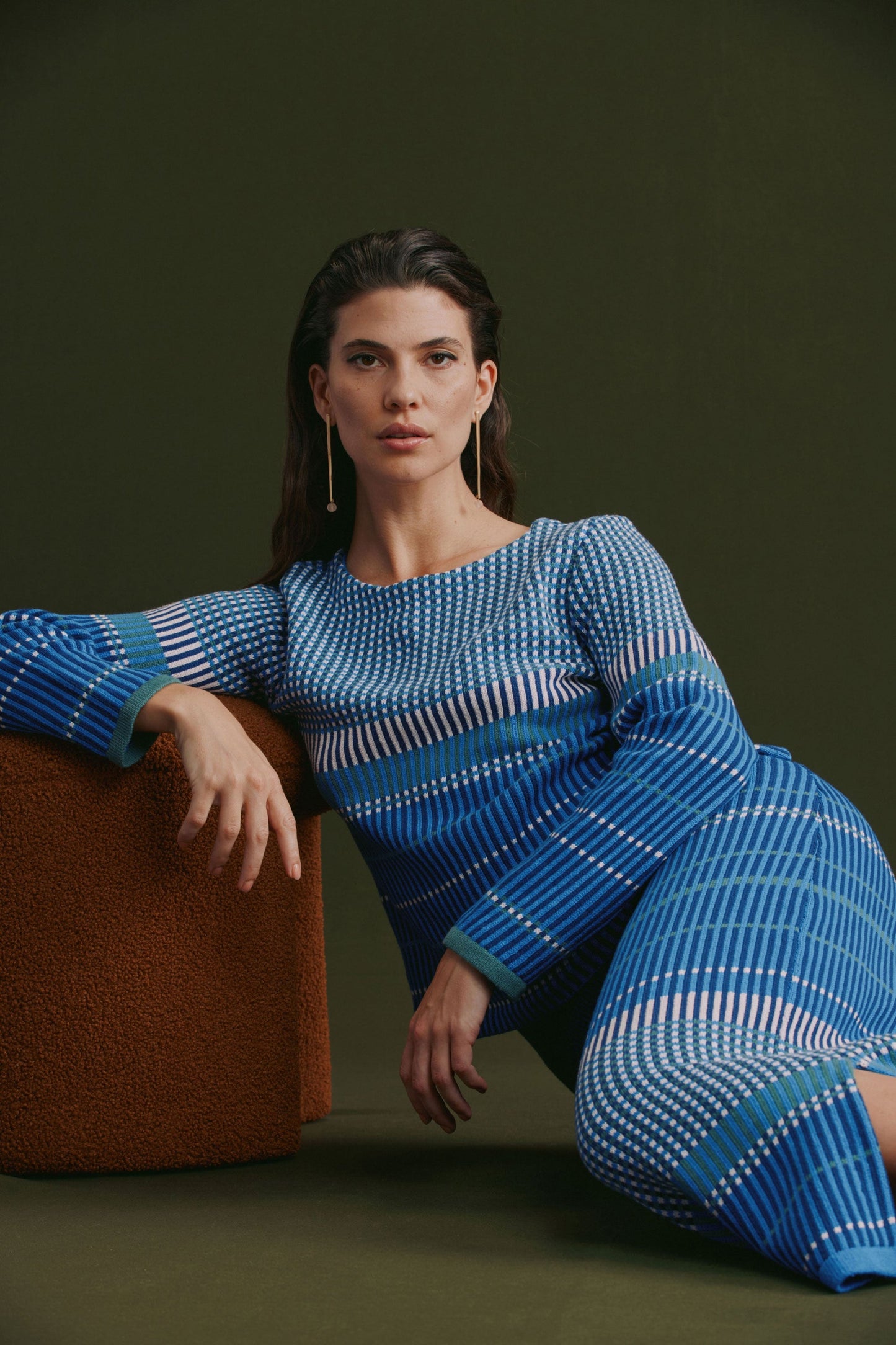 Cila Organic Knit Jumper - Elk The Label