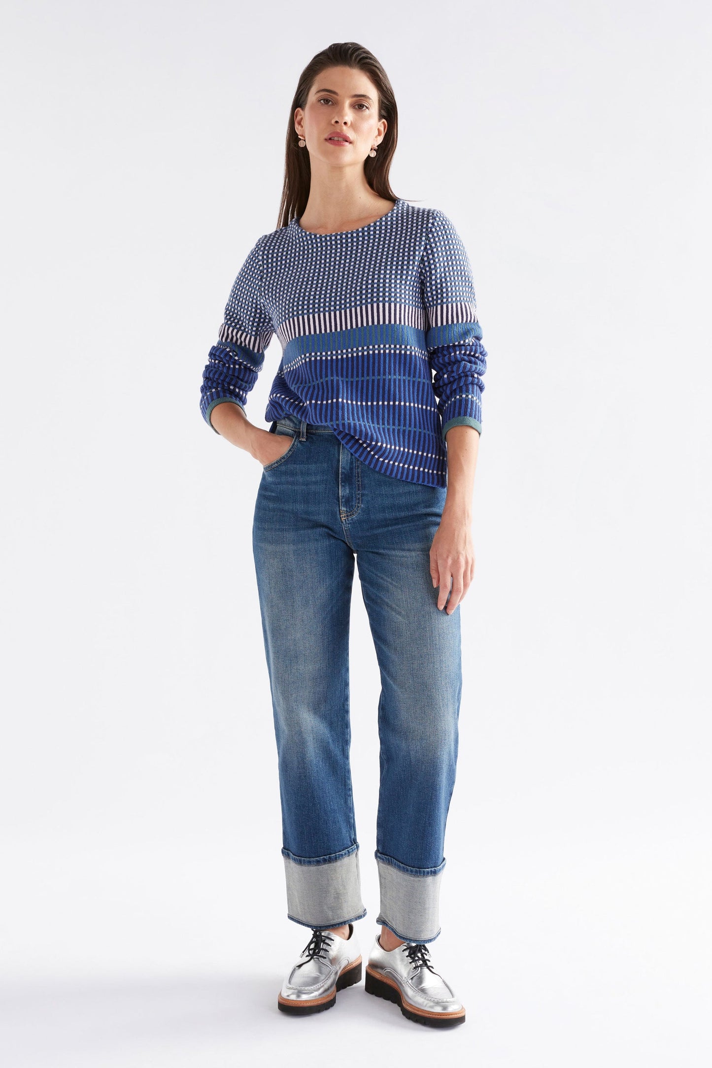 Cila Organic Knit Jumper - Elk The Label