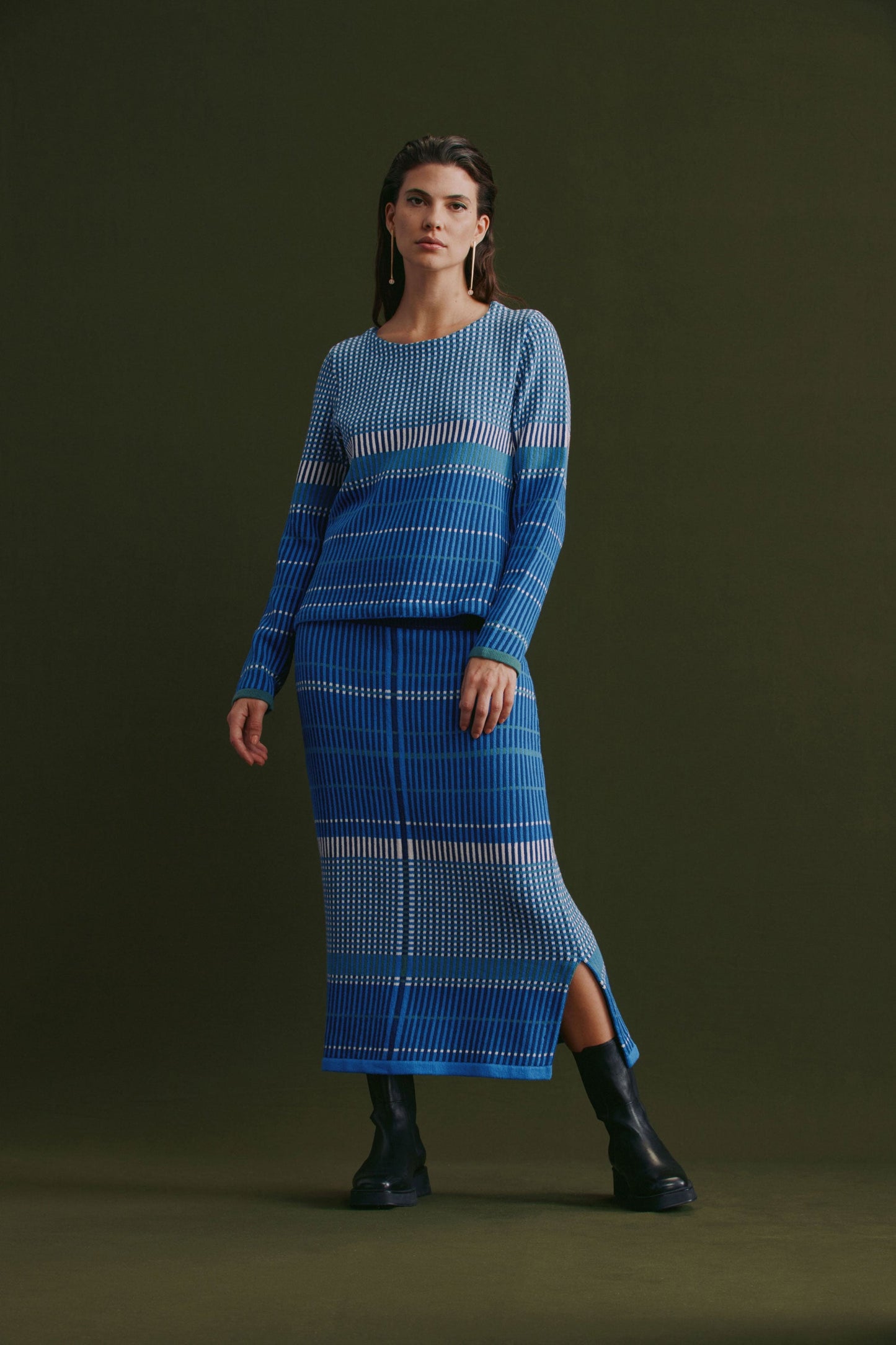 Cila Organic Knit Jumper - Elk The Label