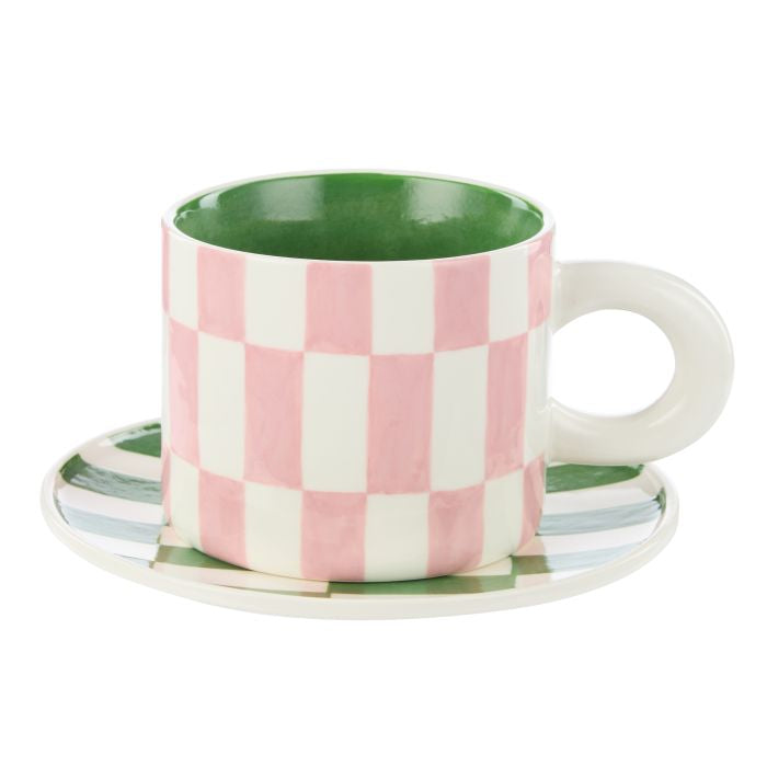 Check Mug & Plate Set - Emporium