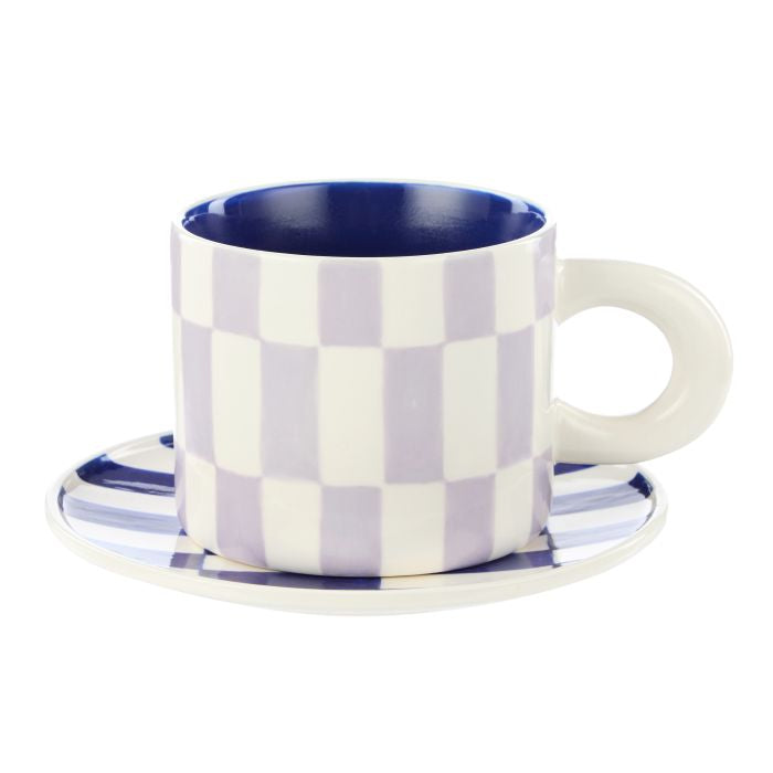 Check Mug & Plate Set - Emporium
