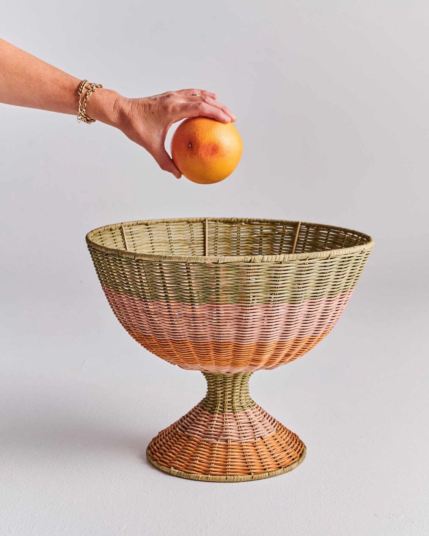 Menorca Rattan Fruit Bowl Stand - Kip&Co