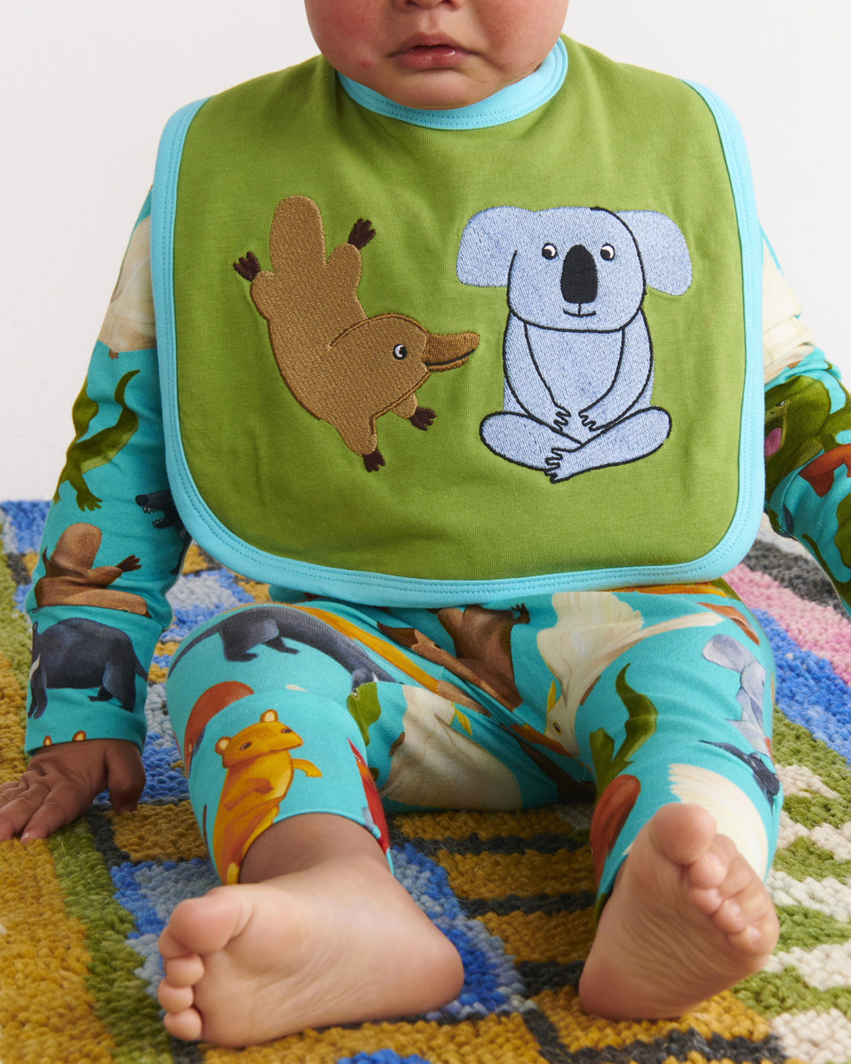 Home Among The Gum Trees Organic Cotton Bib - Kip&Co