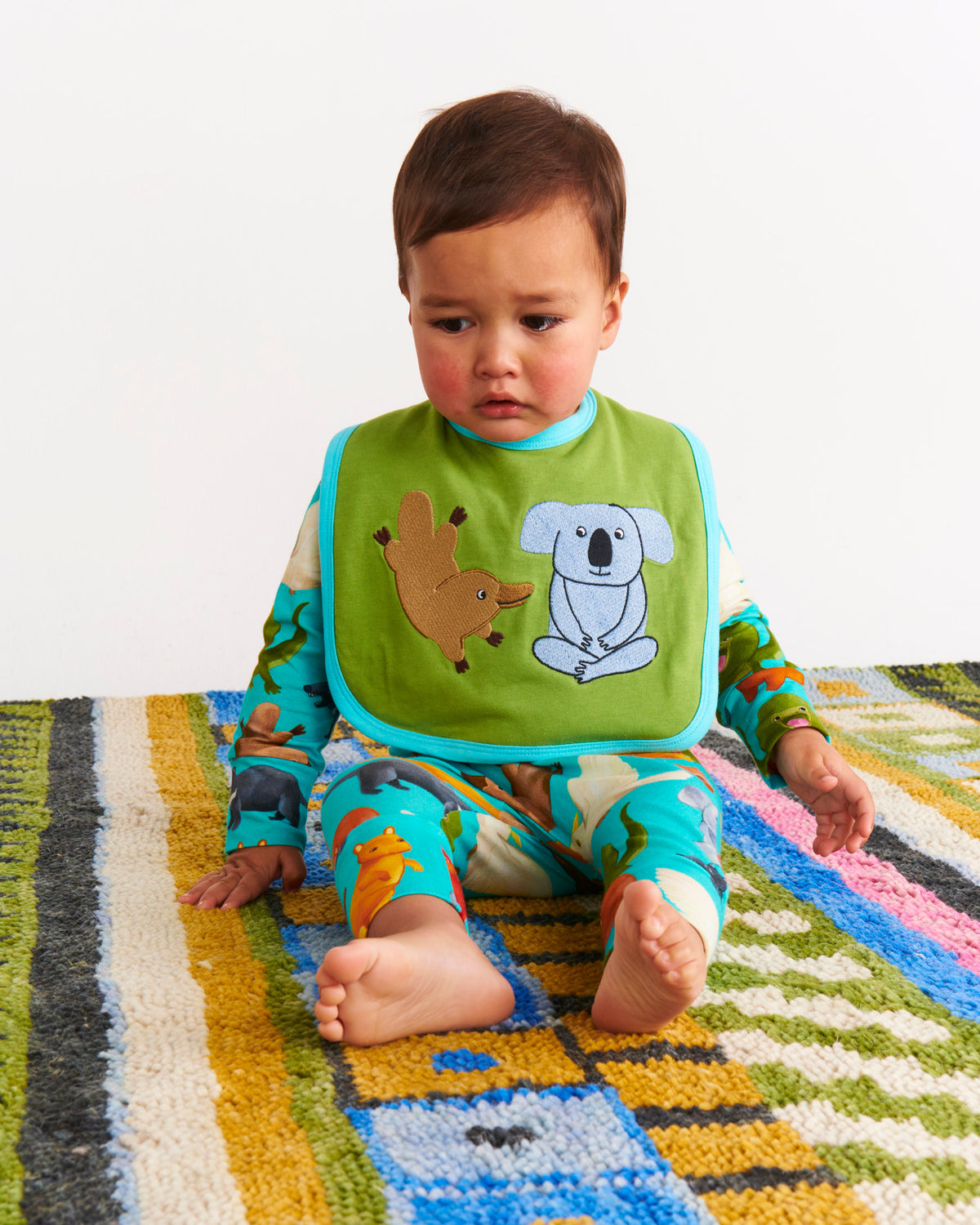 Home Among The Gum Trees Organic Cotton Bib - Kip&Co