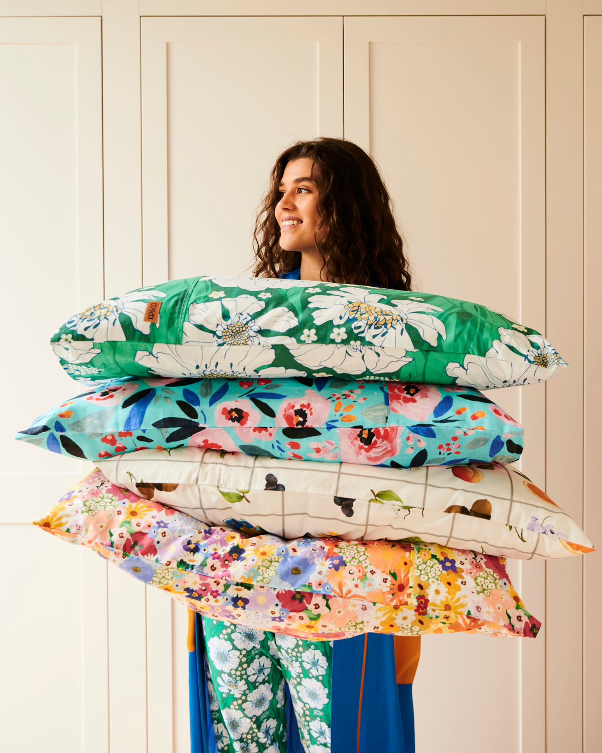Morning Harvest Linen Pillowcases 2P Std Set - Kip&Co