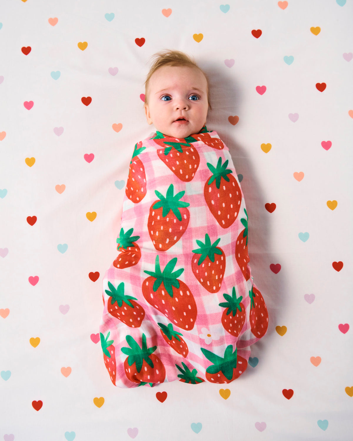 Strawberry Jam Bamboo Swaddle - Kip&Co