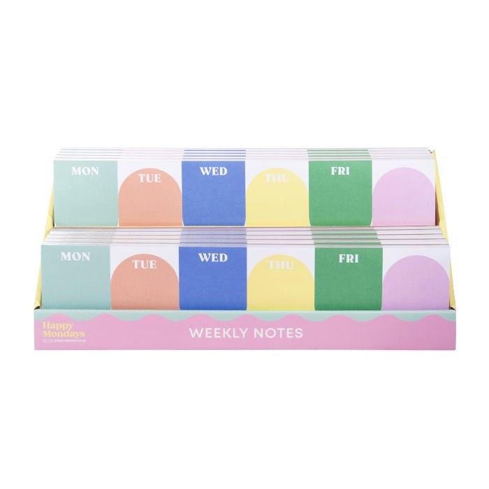 Happy Mondays Weekly Notes