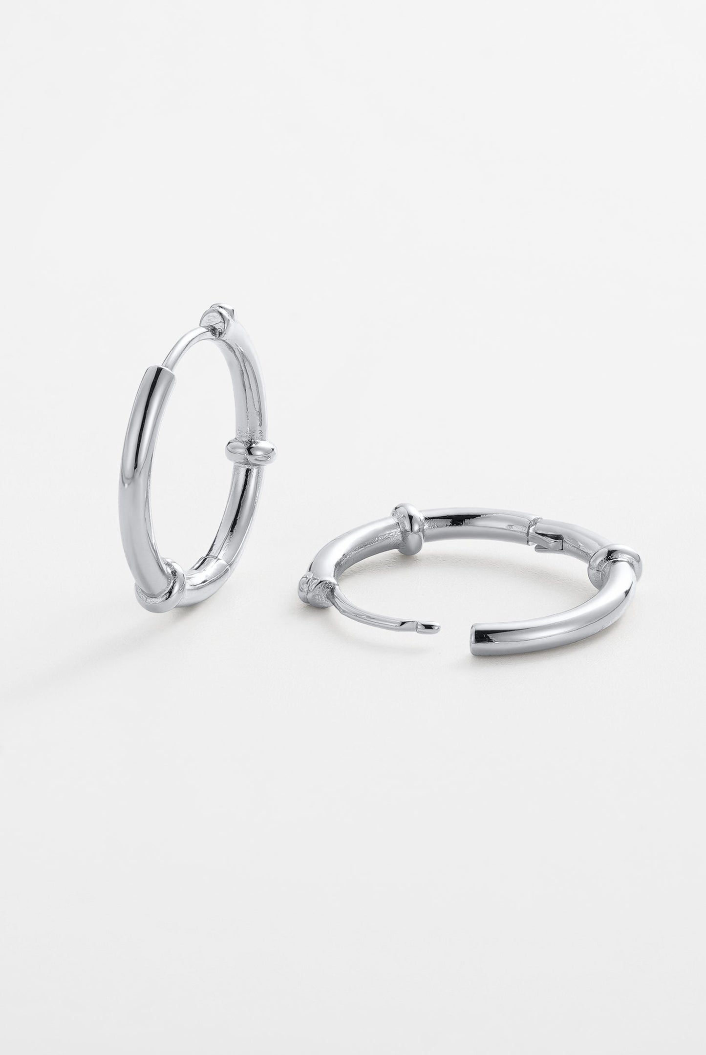 Tessa Hoop Silver