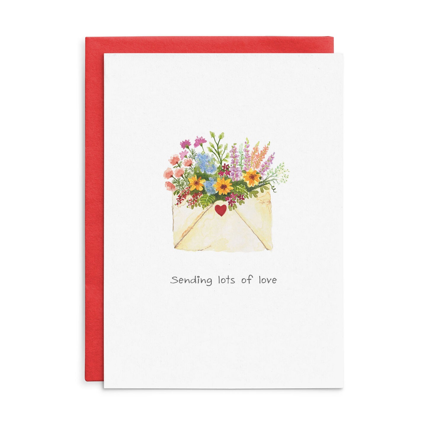 Sending Lots Of Love Greeting Card