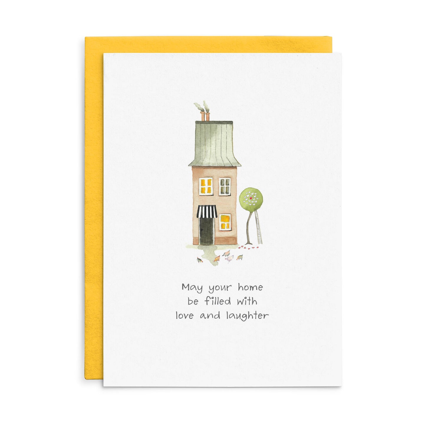 May Your Home Be Filled With Love And Laughter Greeting Card