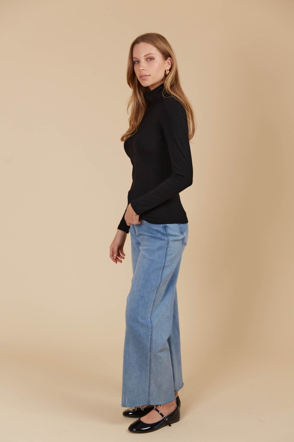 Naria Roll Neck Top - Isle Of Mine