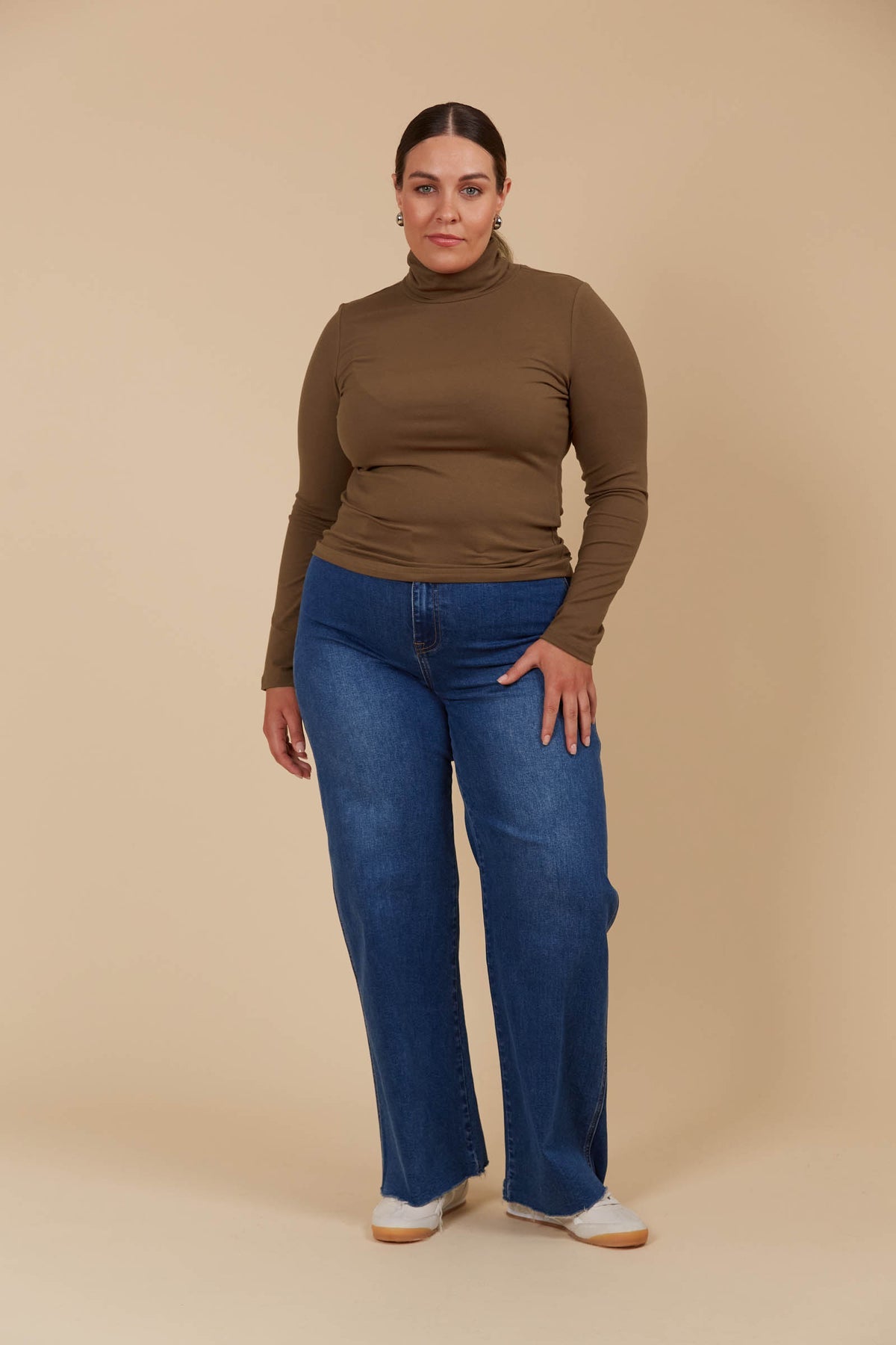 Naria Roll Neck Top - Isle Of Mine