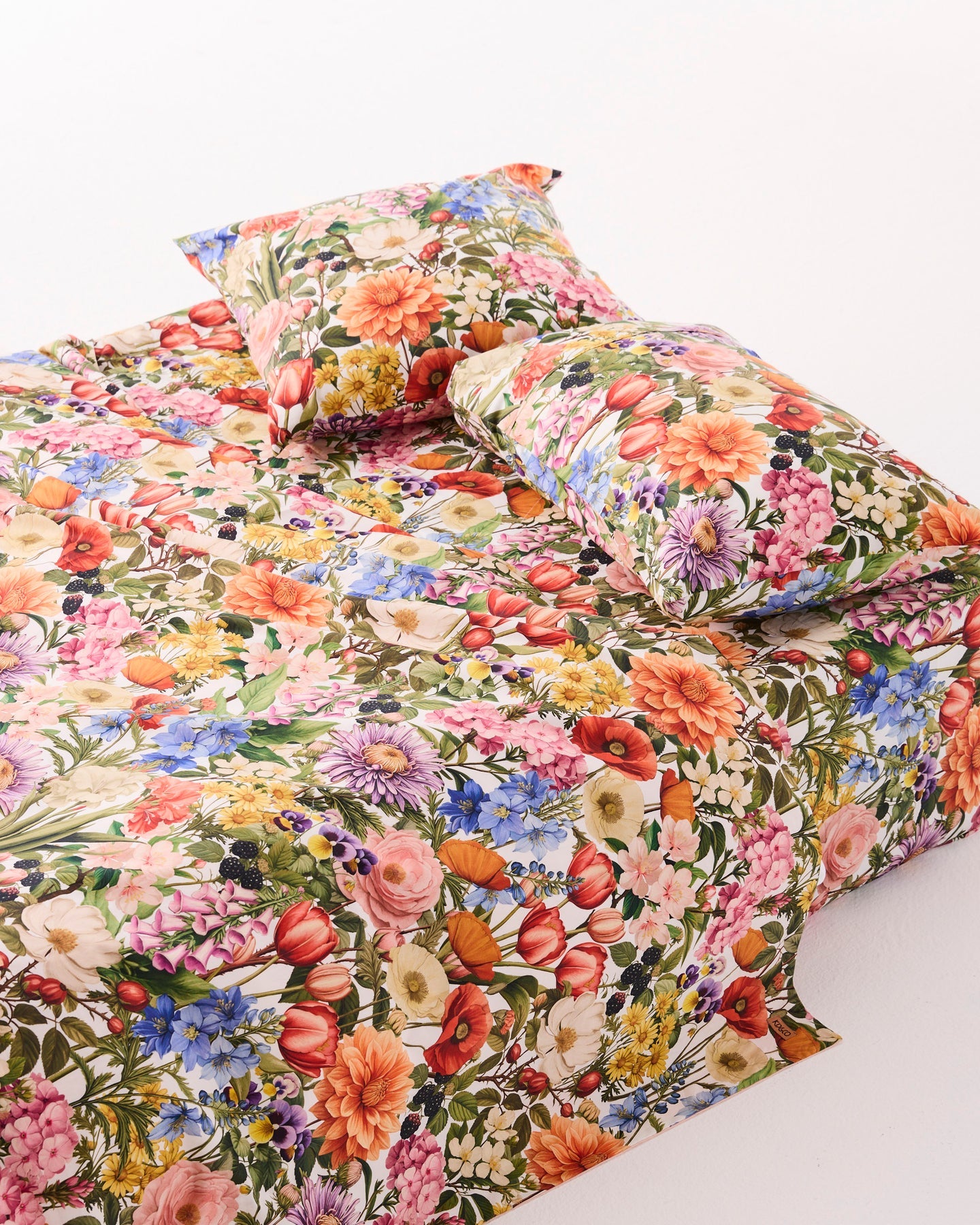 Cottage Garden Organic Cotton Pillowcases 2P