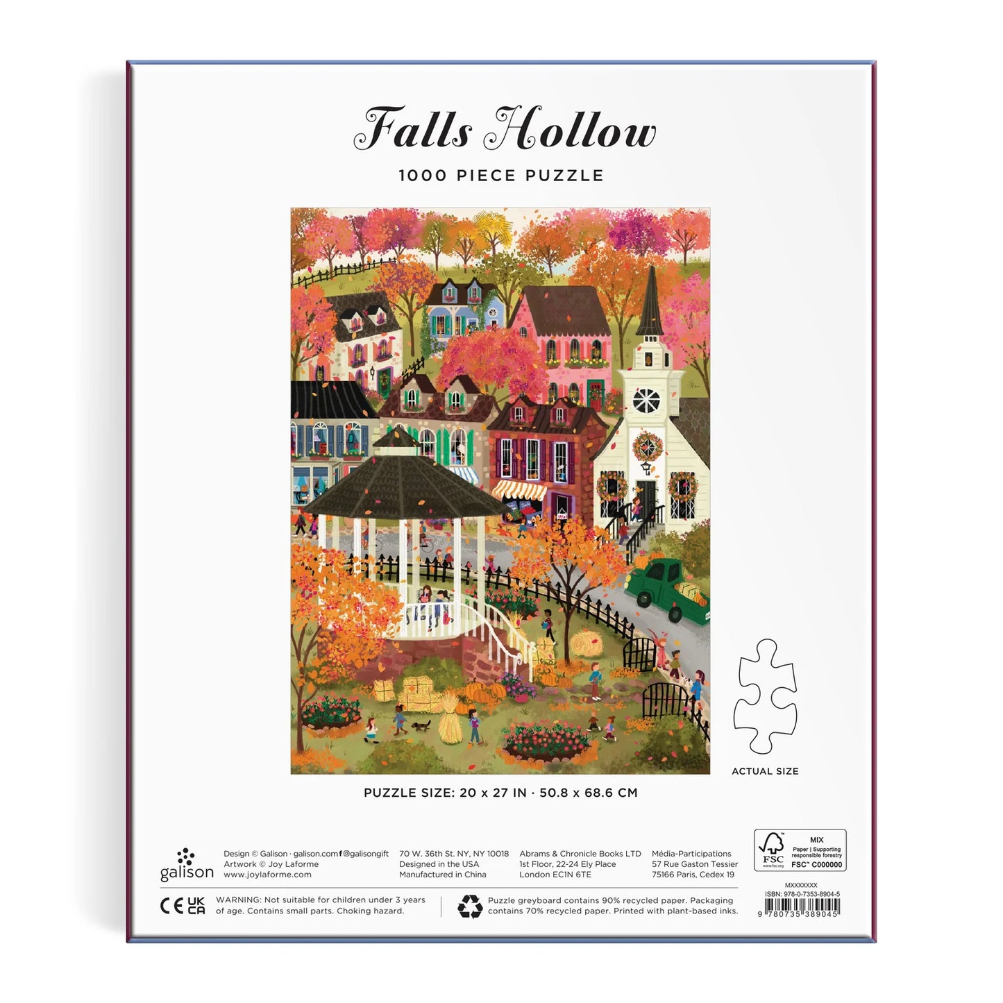 Joy Laforme Falls Hollow Puzzle - 1000pc