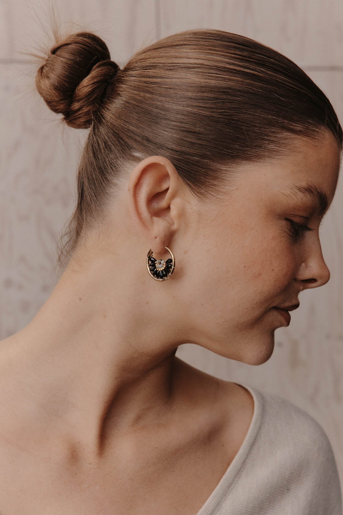 Manta Round Earring - eb&ive