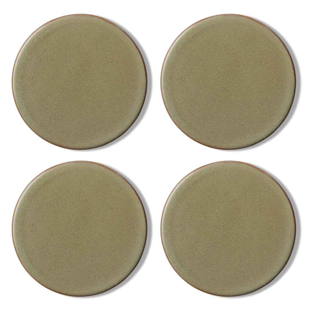 Ceramic Green Coaster Set/4 - Madras Link