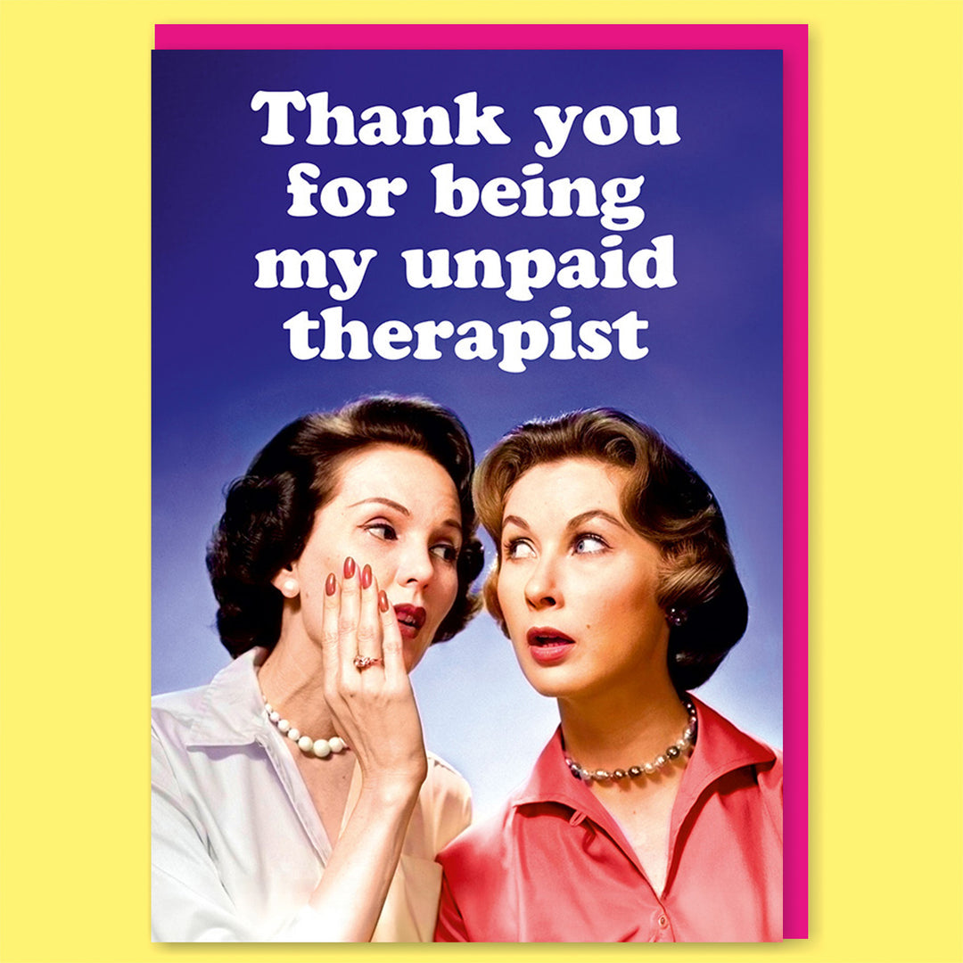 Unpaid Therapist Card - Dean Morris