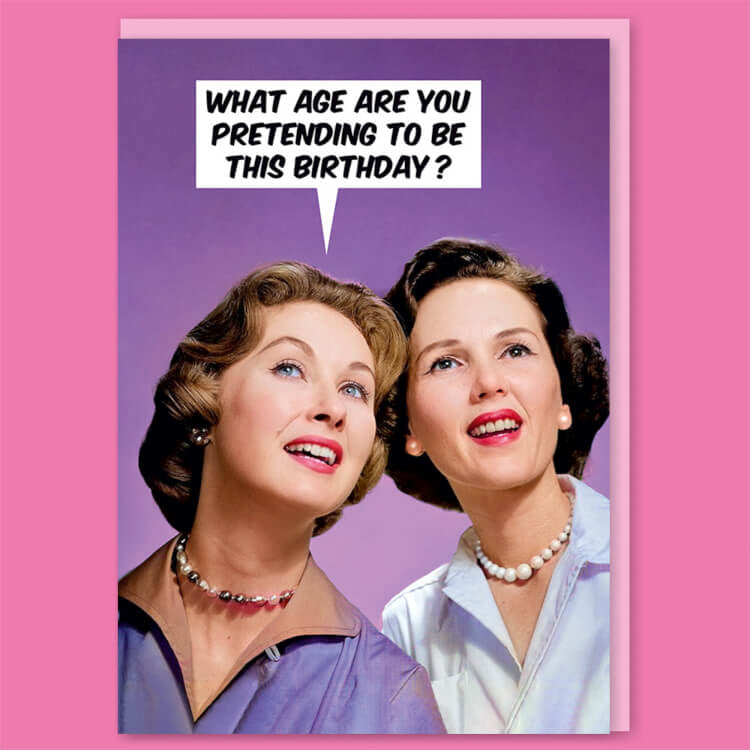 What Age Are You Pretending To Be Card - Dean Morris