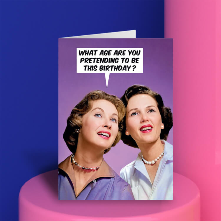 What Age Are You Pretending To Be Card - Dean Morris