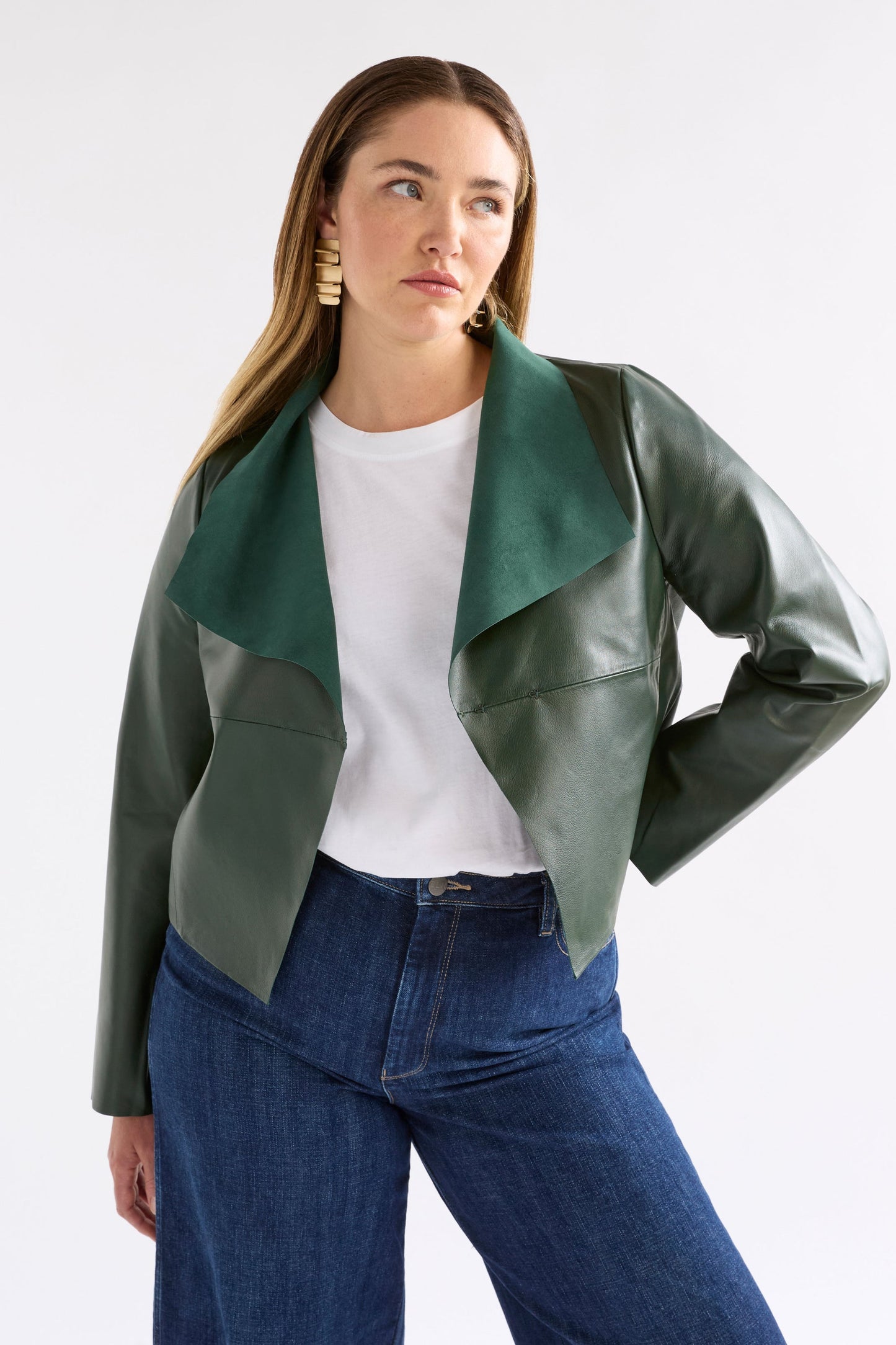 Fine Leather Jacket - Elk The Label