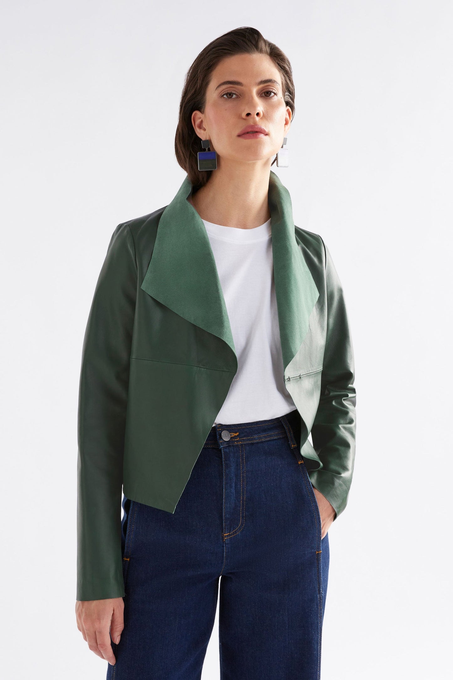 Fine Leather Jacket - Elk The Label