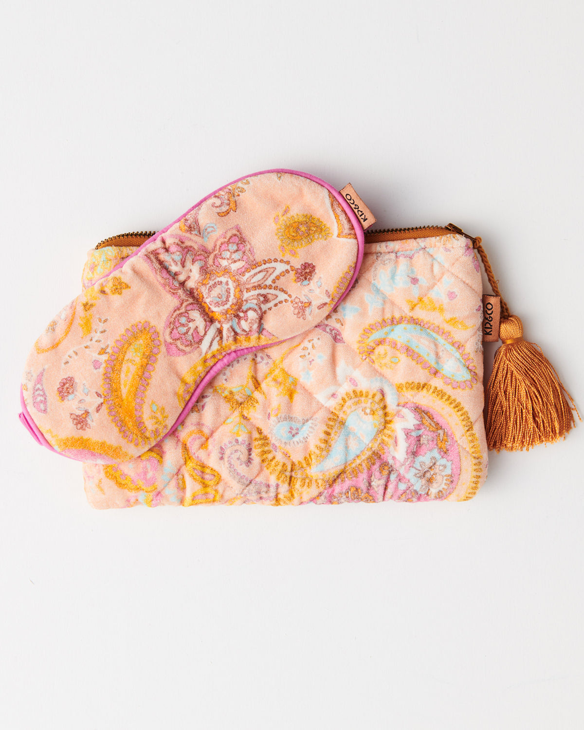 Paisley Paradise Velvet Cosmetics Purse