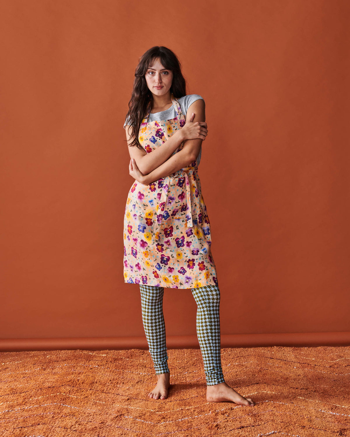 Pansy Linen Apron - Kip&Co