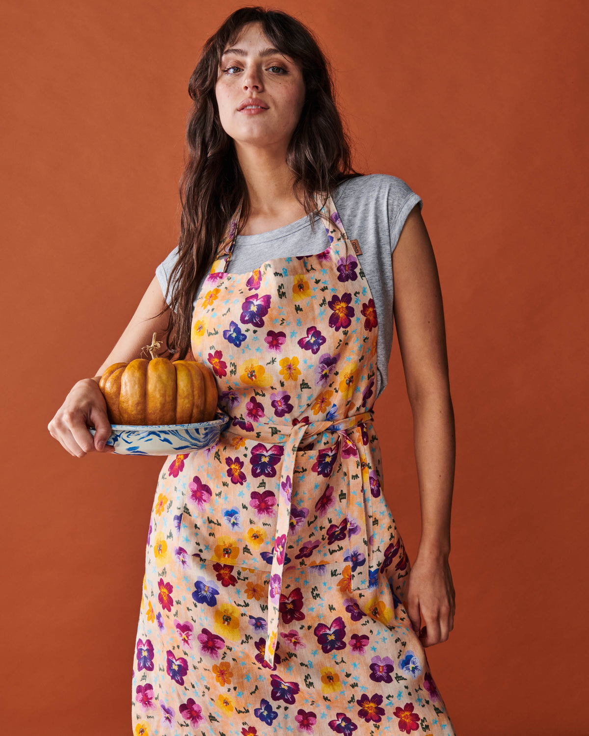 Pansy Linen Apron - Kip&Co