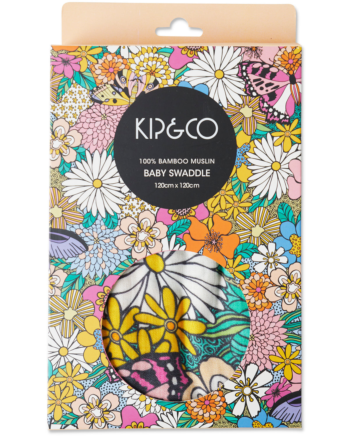 Bliss Floral Bamboo Swaddle - Kip&Co